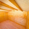 Abri en bois Torcal. 34 mm, 4 x 3 m. 11,86 m² - Decor et Jardin